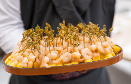 MATCH Business Seat food shrimp